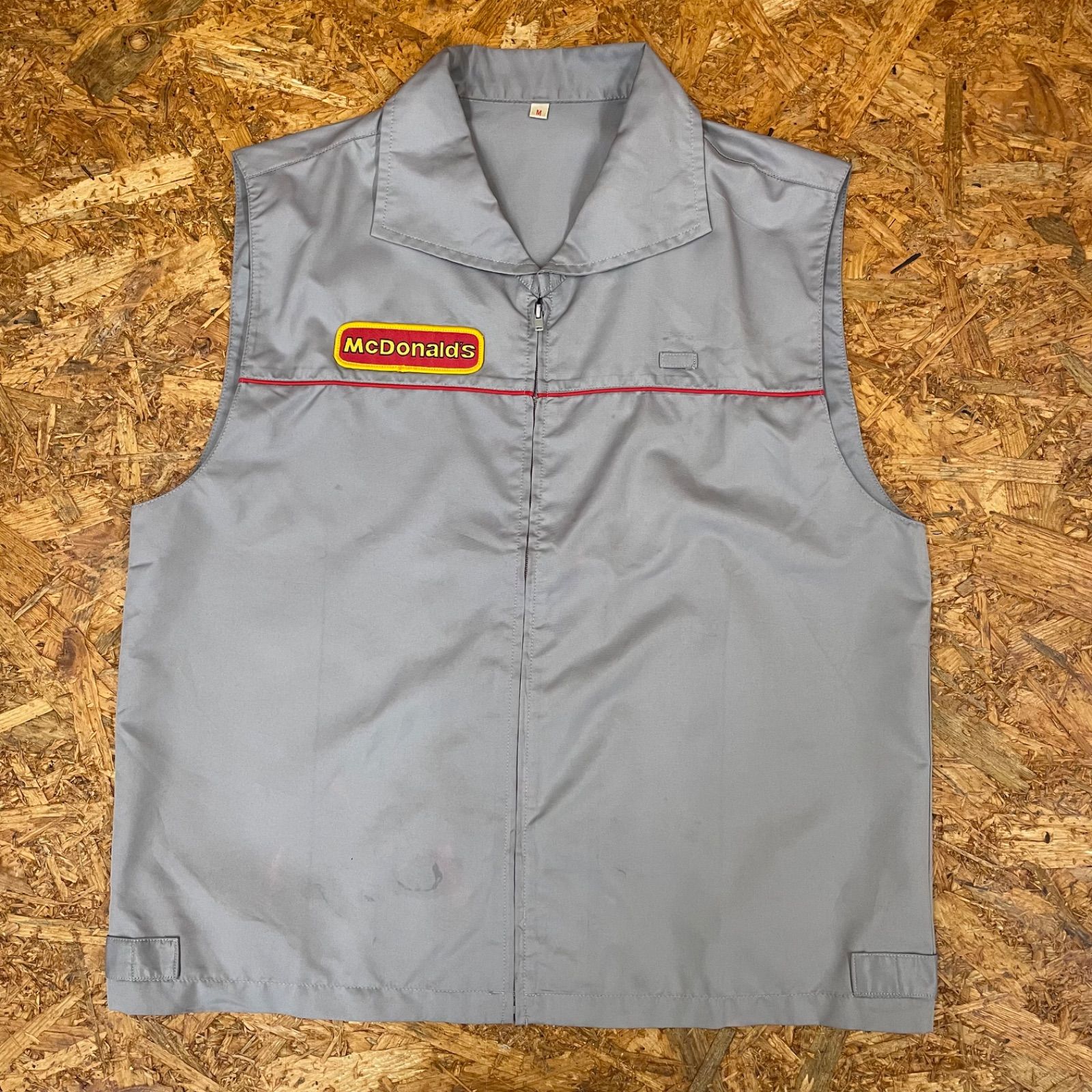 McDonald's ユニフォーム M グレー マクドナルド 制服 レア 希少