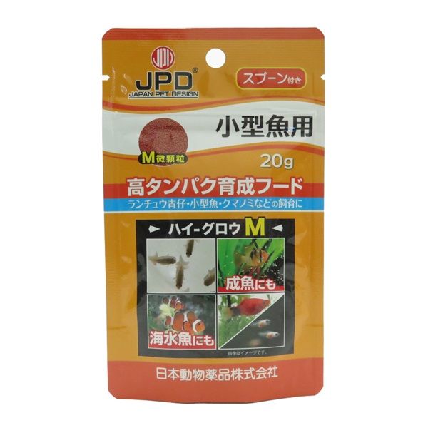 同梱不可 48個セット ニチドウ JPD 高タンパク育成フードハイ グロウＭ20ｇ