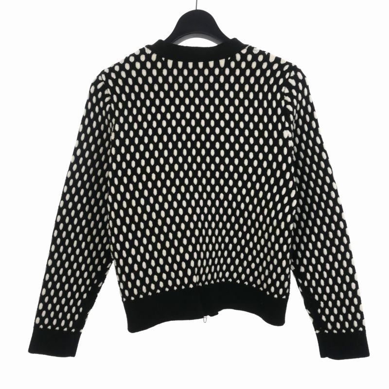 アレキサンダーワン ALEXANDER WANG ニットカーディガン 短丈 M 白 黒 CA00985 レディース アレキサンダーワン ALEXANDER WANG ニットカーディガン 短丈 M