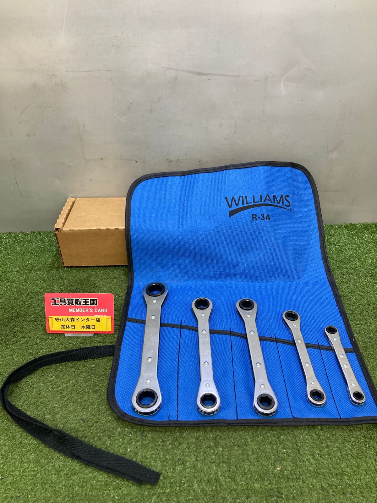 ♥品 0921 WILLIAMS ラチェッティングボックスレンチセット 5本 JHWMWS-30 ITAH24ESA93P