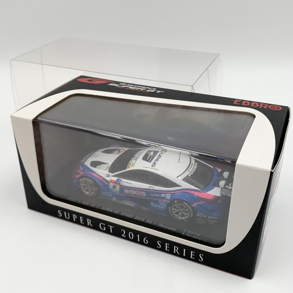 エブロ 1/43 WAKO'S 4CR RC F SUPER GT GT500 2016 Rd.1 Okayama No.6 完成品
