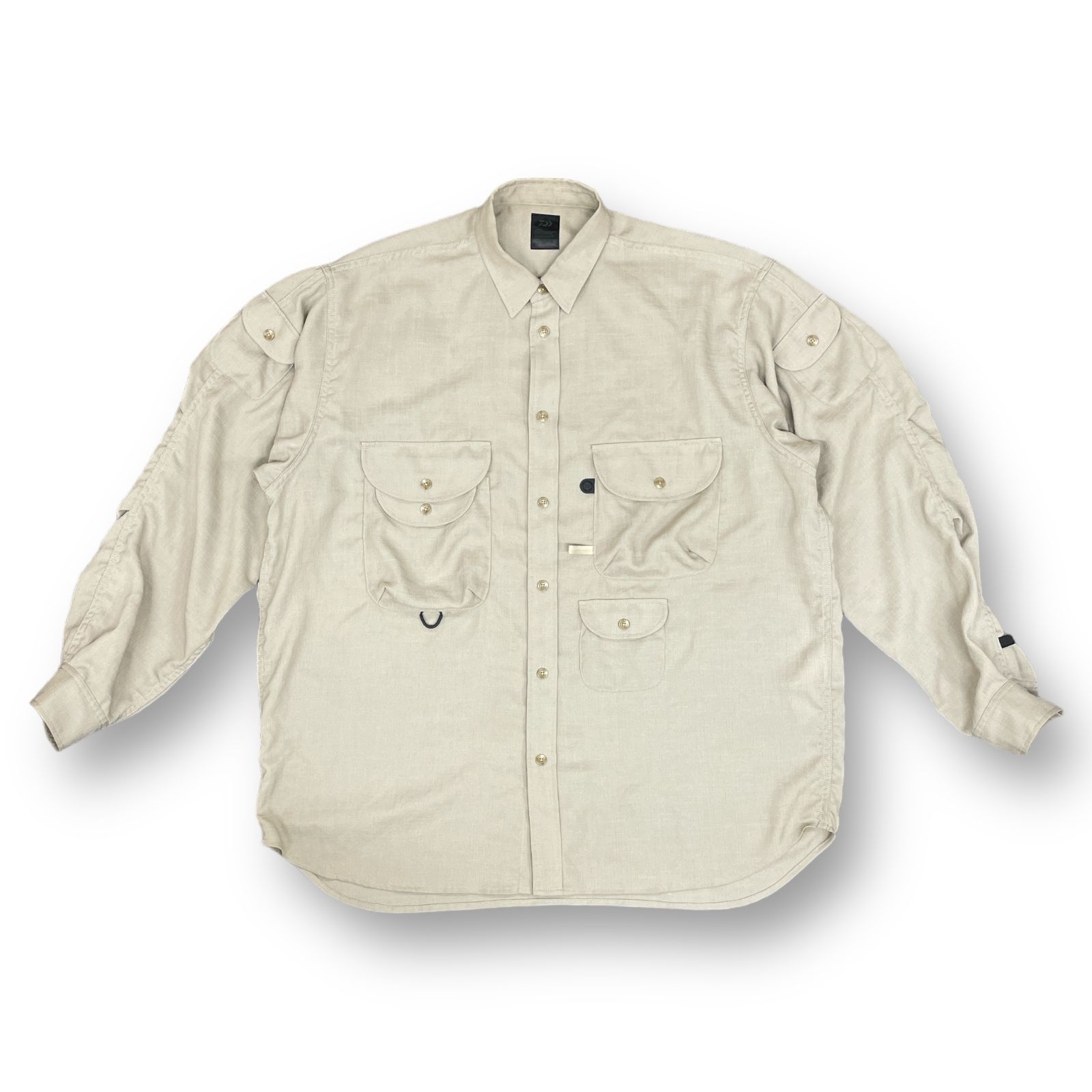 定価24200円 DAIWA PIER39 Tech Bombay Safari Shirts テック サファリジャケット ミリタリー シャツ  ブルゾン ダイワピア39 BP-80022 アイボリー系 L 68290A3 - メルカリ