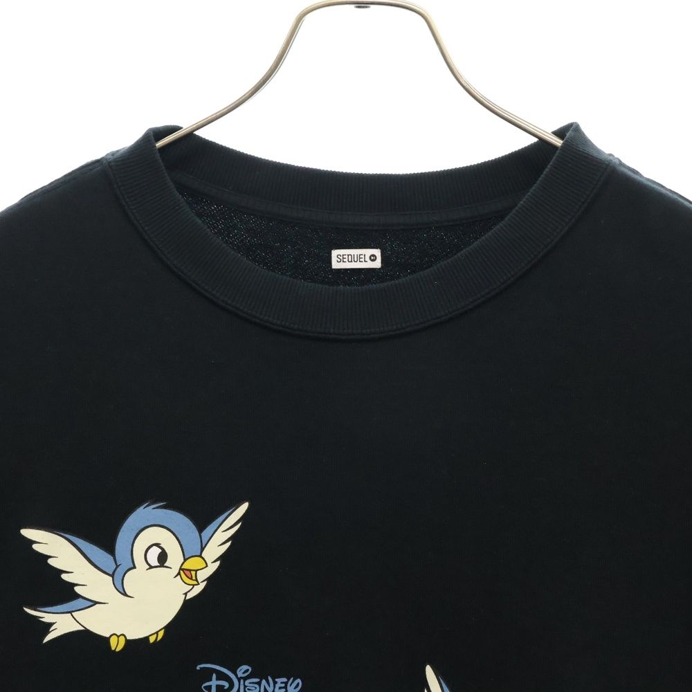 SEQUEL (シークエル) 24AW SNOW WHITE CREW NECK SWEAT SHIRT スノー 