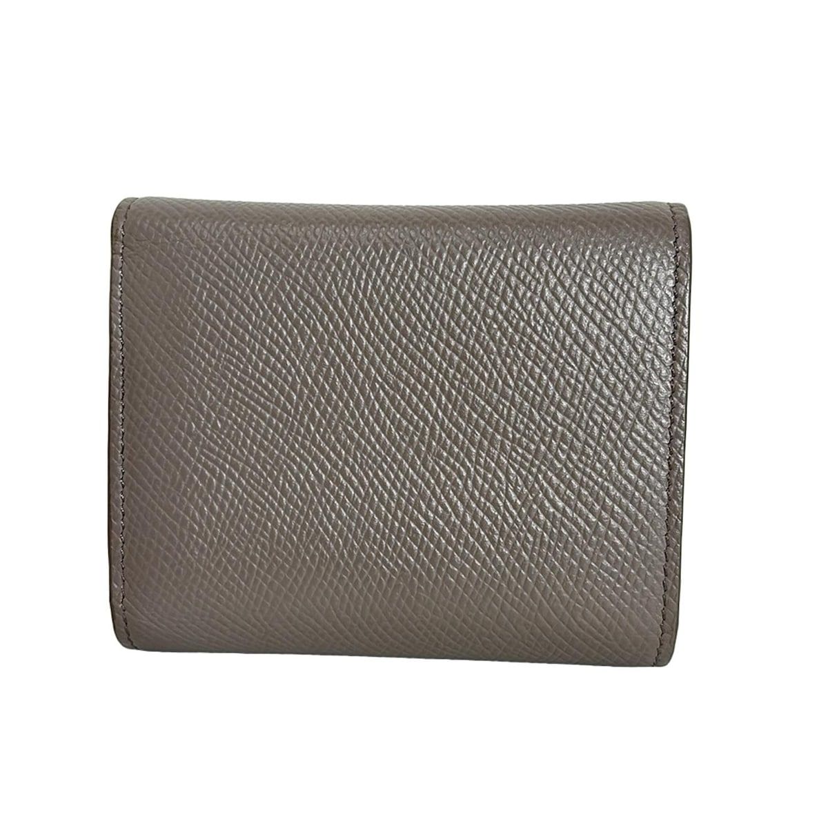 CELINE ミニ財布　スモールトリフォールド　グレー系　レザー　3つ折り セリーヌ CELINE スモールトリフォールドウォレット 10B573BEL