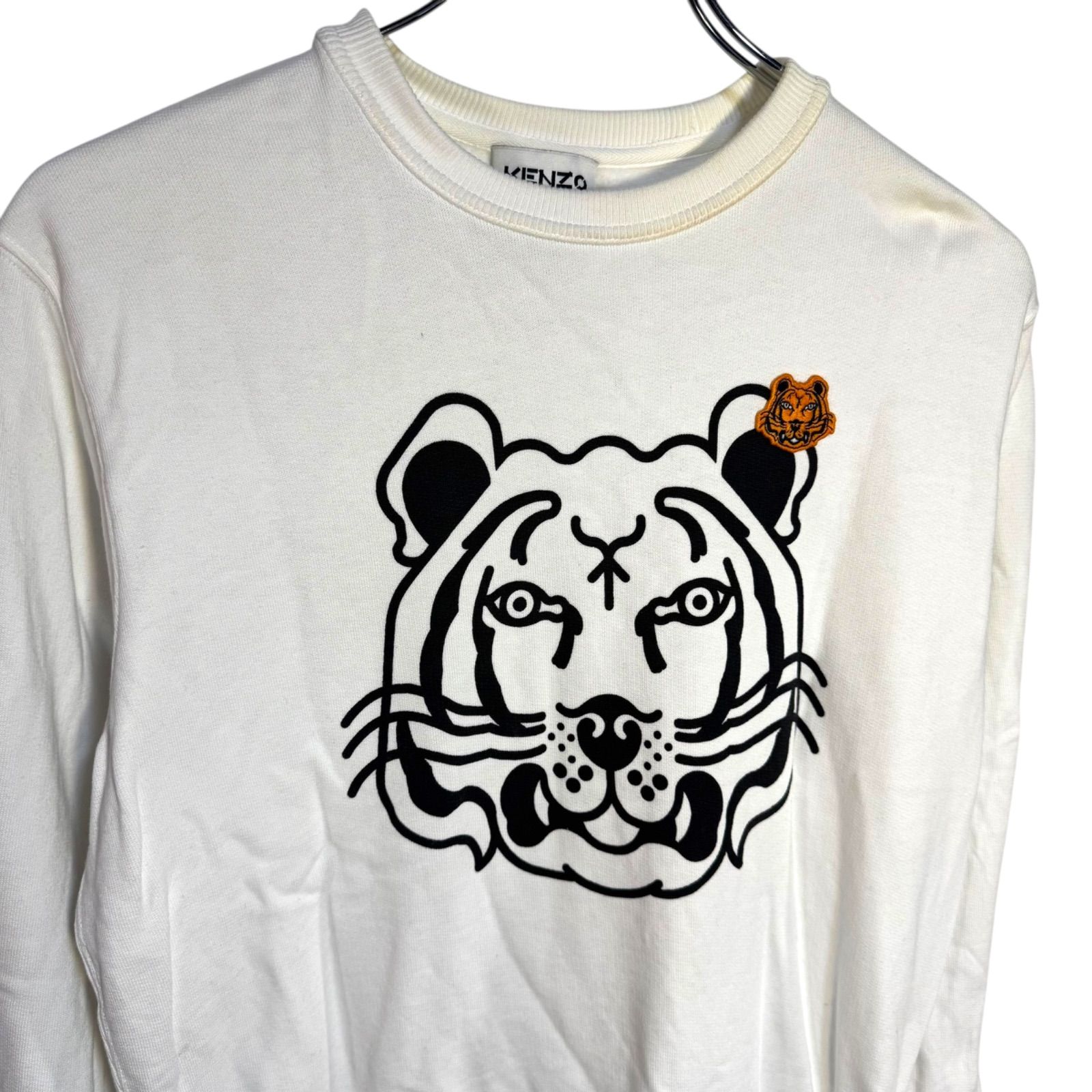 C351 KENZO ケンゾー トレーナー スウェット ホワイト ロゴ