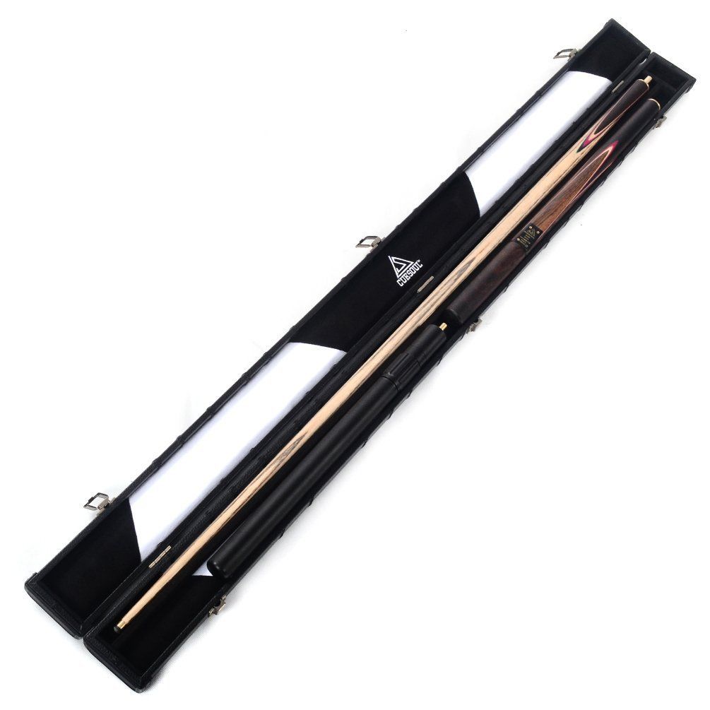 ハンドメイド3|4ピーススヌーカーキュー ブラックキューケース