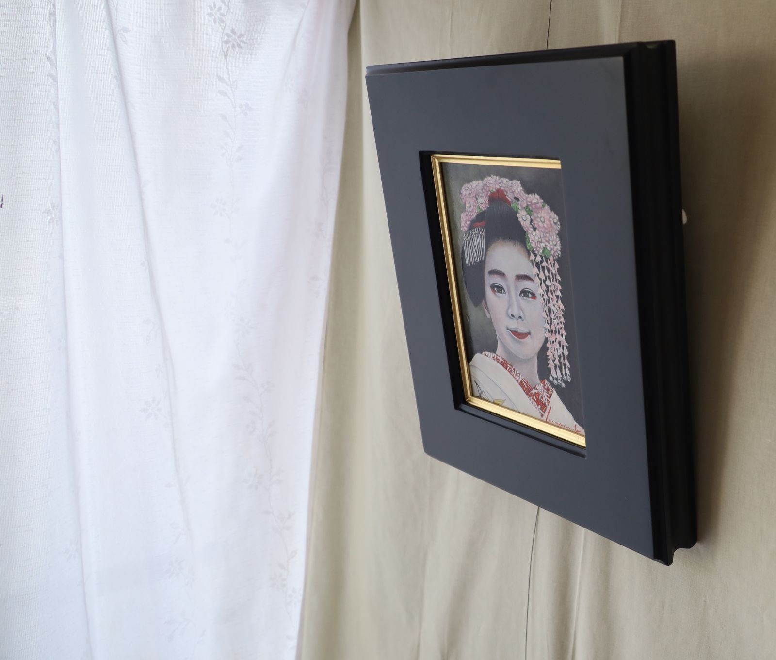 彩光る』油彩肉筆画