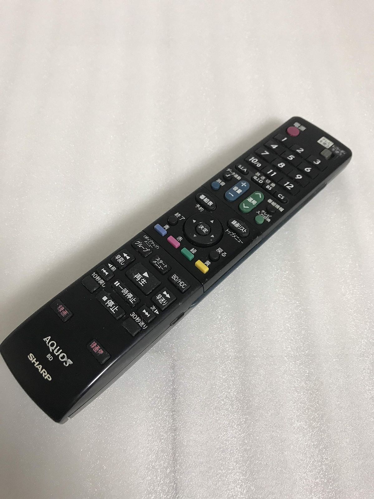 シャープ ブルーレイディスクレコーダー用純正リモコン 0046380202 GA684PA