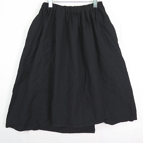 コムデギャルソン COMME des GARCONS GM-P002 アシンメトリー サルエル ワイド パンツ ブラック AD2025 2sa6913