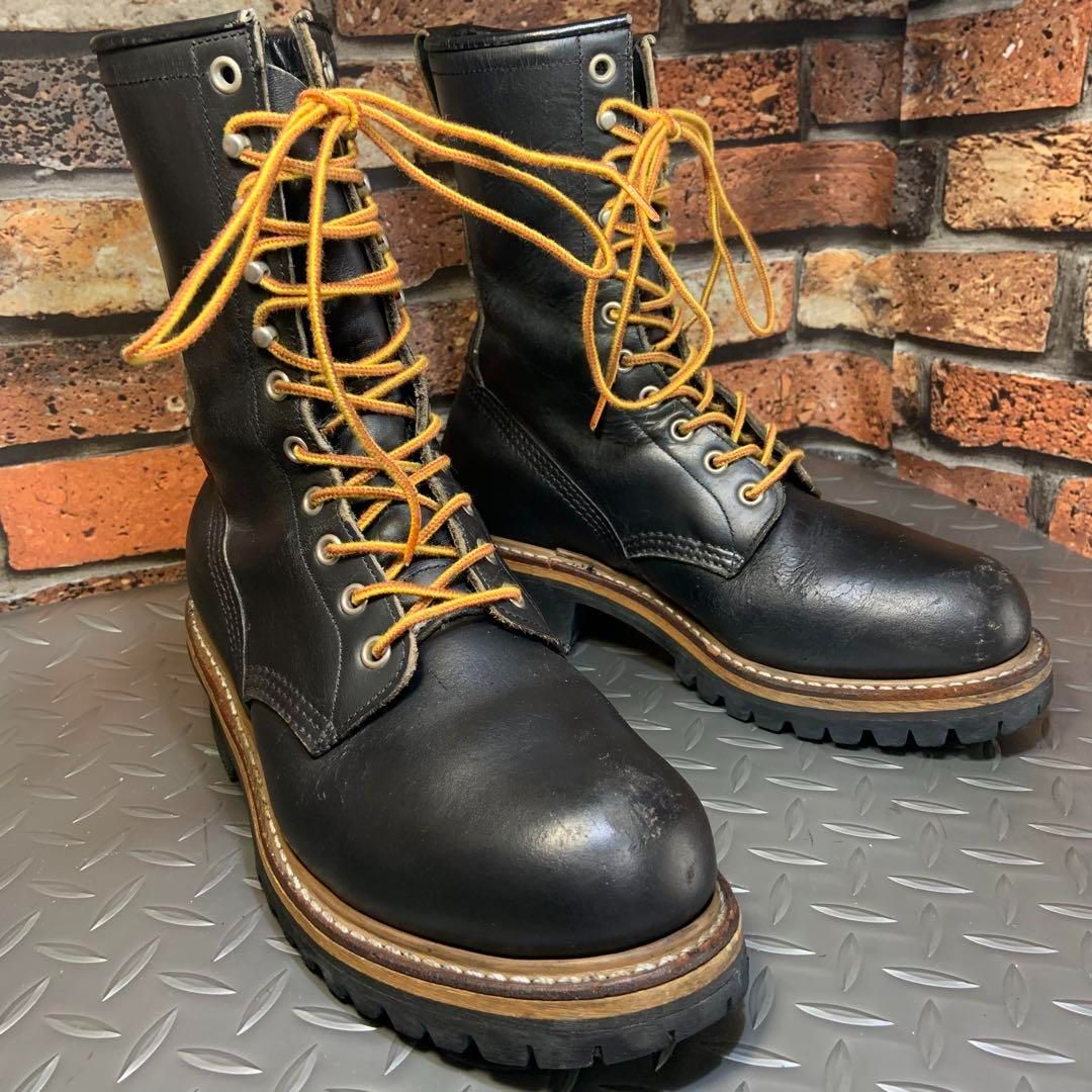 ☆REDWING 2218 PT91 ロガーブーツ 茶芯 US7D (24B28) レッド