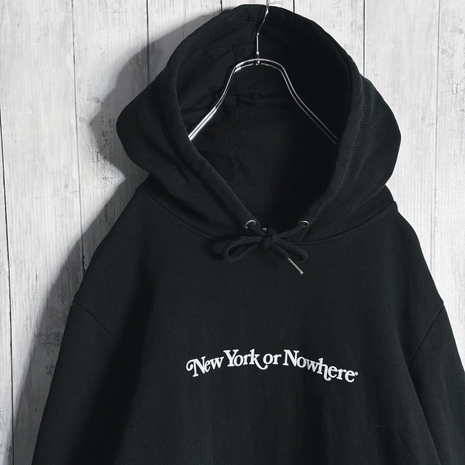 NYON フード付きパーカー 黒newyork or nowhere