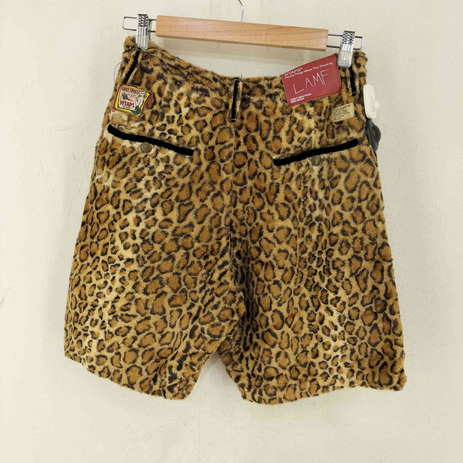 WTAPS KHAKI SHORTS レオパード柄 ショートパンツ 【S】