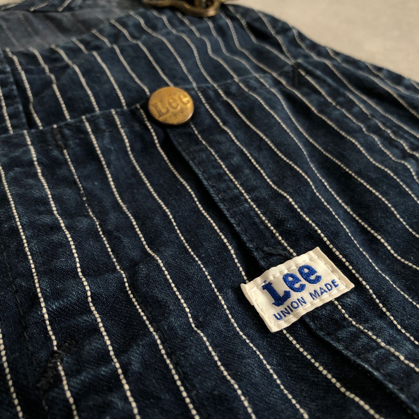 美品 Lee VINTAGE OLD MODEL レプリカ ヒッコリー ストライプ