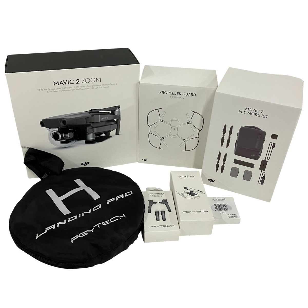 DJI Mavic2 zoom L1Z 撮影 空撮 ドローン Mavic 2 Part1 fly More kit その他オプションセット 良好 B10388226