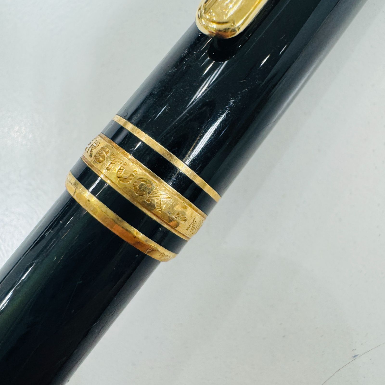 A【中古】MONTBLANC モンブラン 万年筆 ゴールド 585 14K