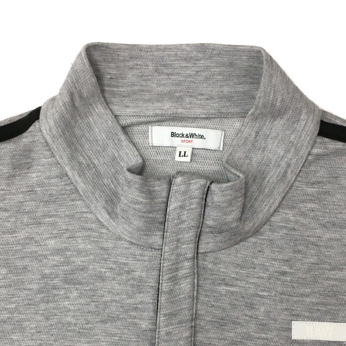 中古 メンズ ブラック＆ホワイト BLACK&WHITE 長袖シャツ LL グレー