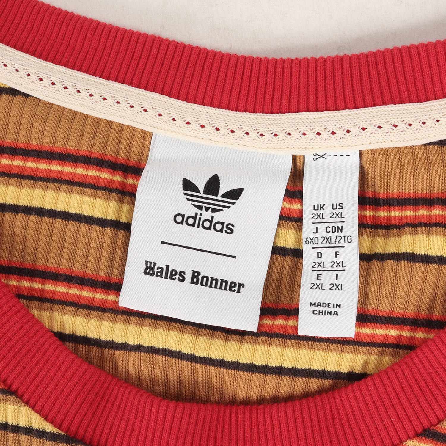 美品 adidas アディダス Tシャツ サイズ:6XO 22SS WALES BONNER 