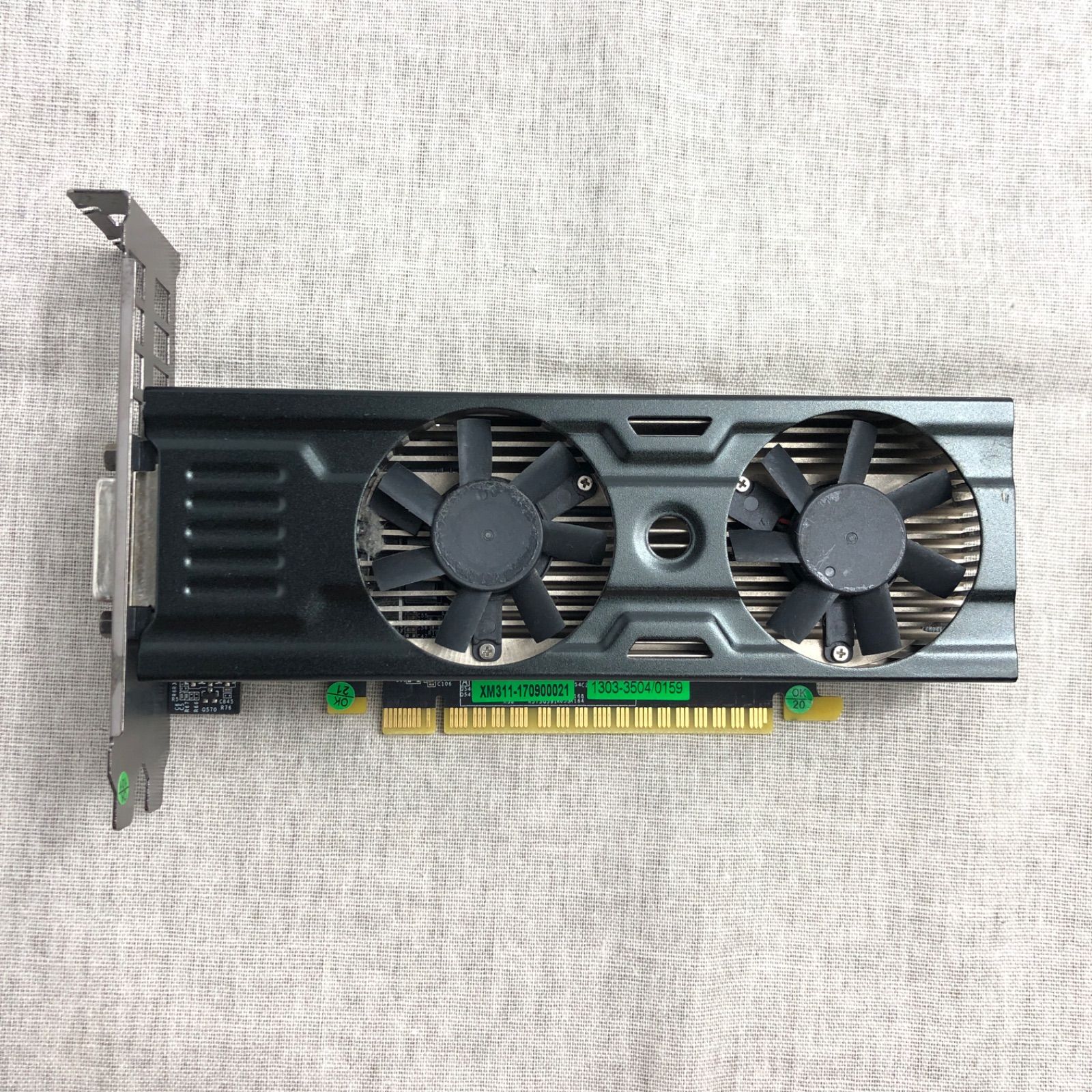 □ジャンク品□グラフィックボード 玄人志向 GTX 1050 Ti LP PCI-E 4GB