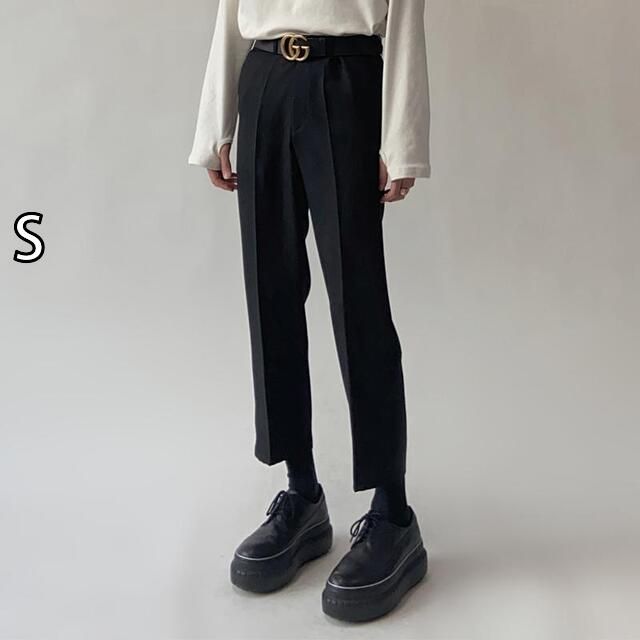 S 秋冬 メンズ 服 シンプル ファッション オシャレ 大人 かっこいい 大きいサイズ ストリート 紳士服 パンツ ストレート 韓国スタイル 九分丈 カジュアル