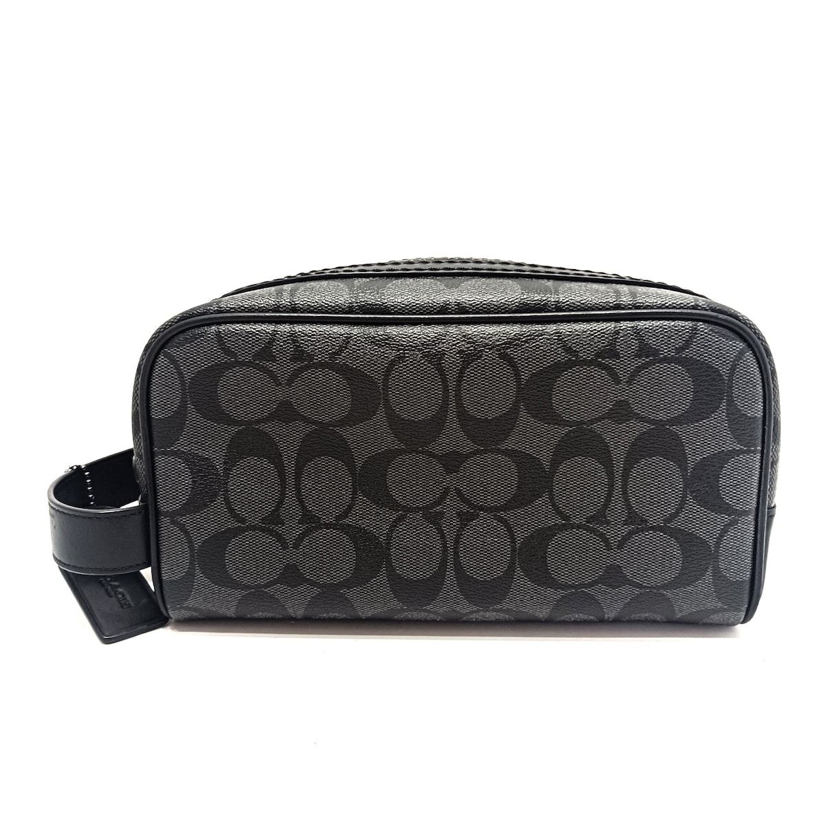 COACH コーチ セカンドバッグ シグネチャー柄 2515 黒 レザー