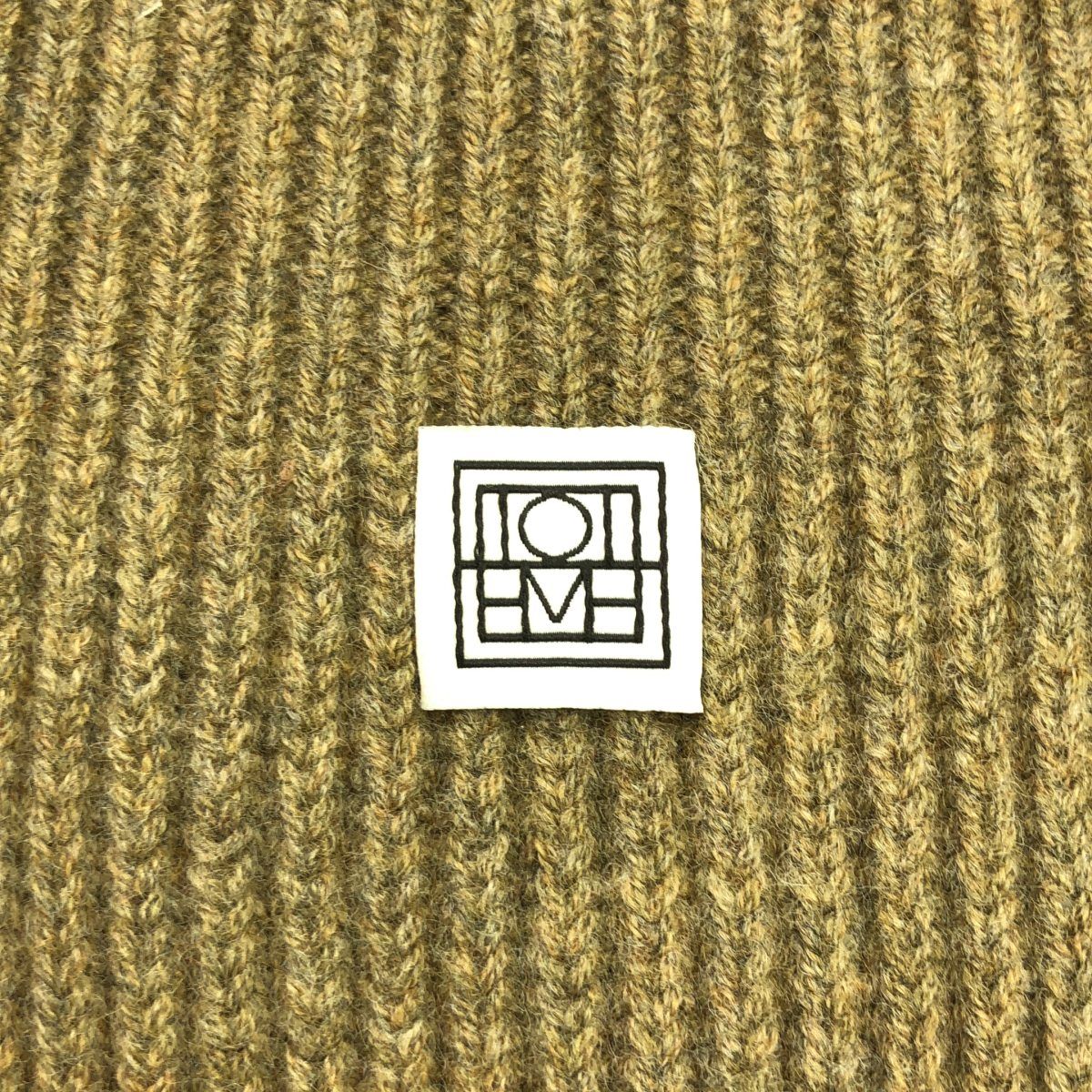 TOTEME トーテム 20AW Tomar Sweater ハーフジップ オーバーニットセーター  カーキ S ITZ8W565ZLT2 TOTEME トーテム 20AW Tomar Sweater ハーフジップ オーバー