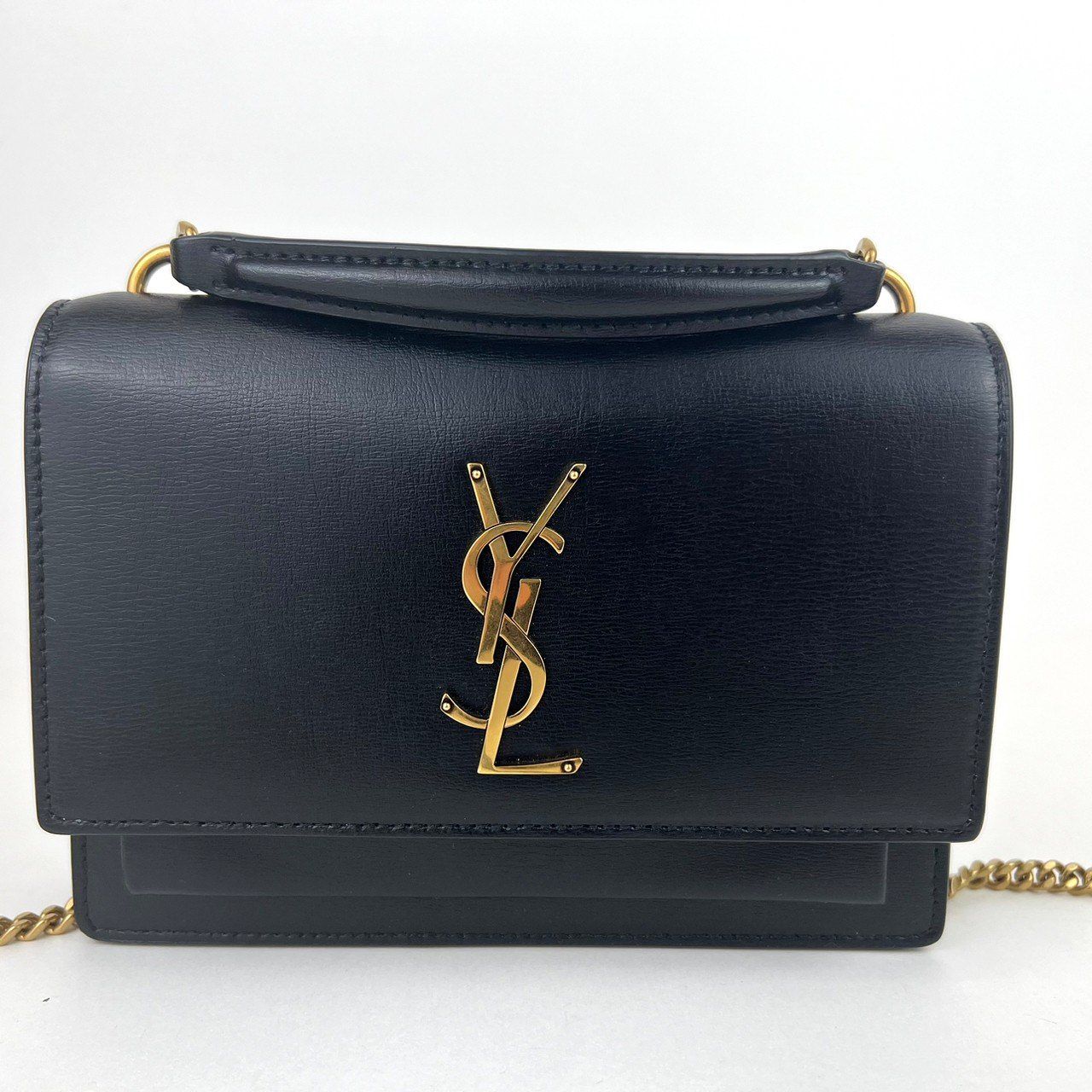 美品 SAINT LAURENT PARIS サンローランパリ SUNSET CHAIN WALLET サン ...