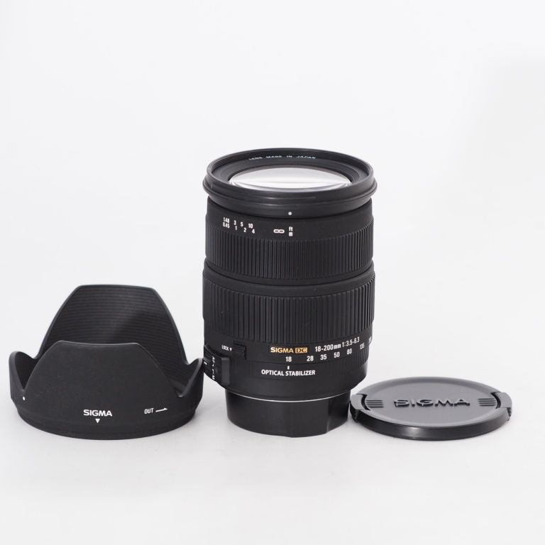 SIGMA シグマ 18-200mm F3.5-6.3 DC OS Canon EFマウント - メルカリ