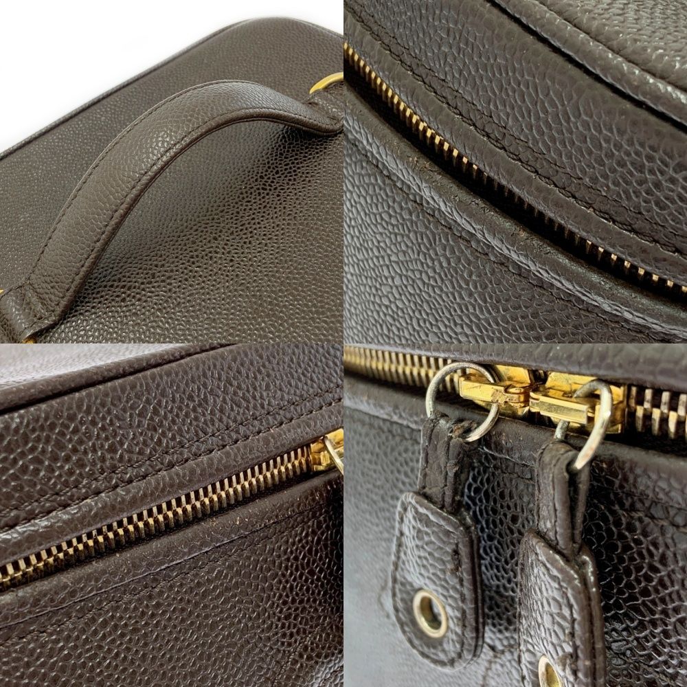 中古】CHANEL シャネル キャビアスキン 2WAY バニティバッグ 中古】CHANEL シャネル キャビアスキン 2WAY バニティバッグ