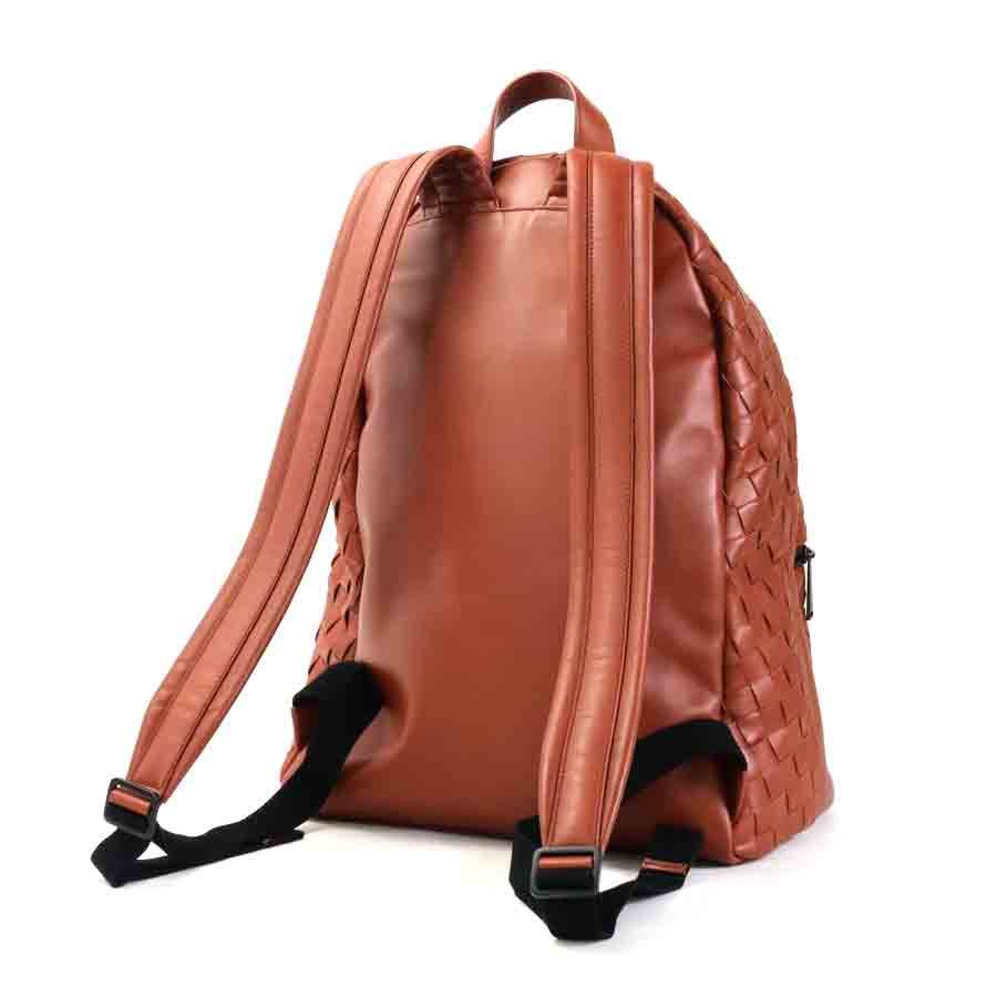 【美品】ボッテガヴェネタ 599634 イントレチャート レザー リュック 美品】ボッテガヴェネタ 599634 イントレチャート レザー