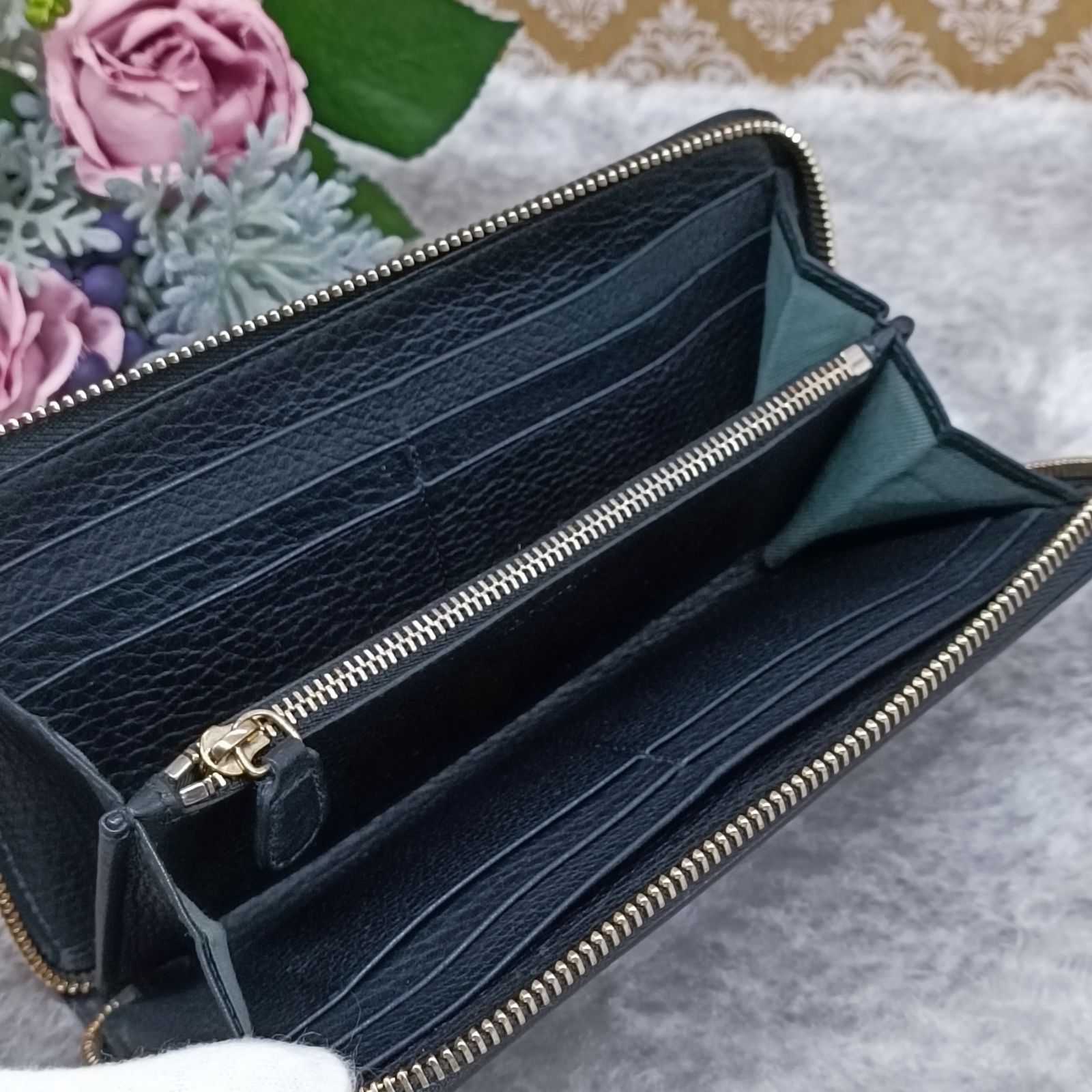 BVLGARI 》 ブルガリ 長財布 モネーテ ラウンドファスナー ロング 