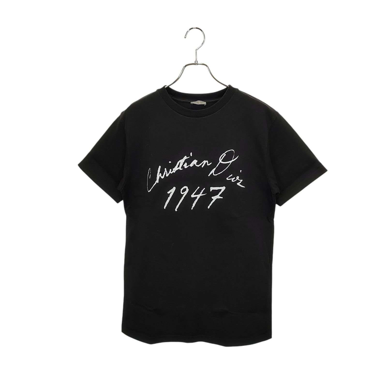 DIOR ディオール  24AW Handwritten Christian 1947 ハンドゥリトゥン 半袖 Tシャツ 493J696F0554 S ブラック