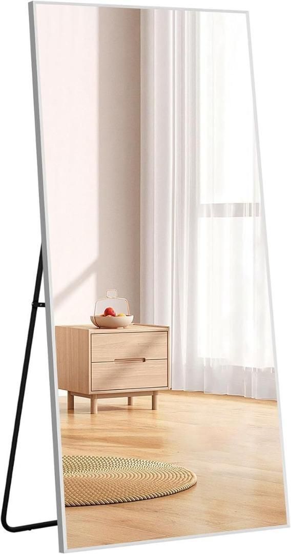 全身鏡 安い 姿見鏡 スタンドミラー アルミ 飛散防止 170*70CM