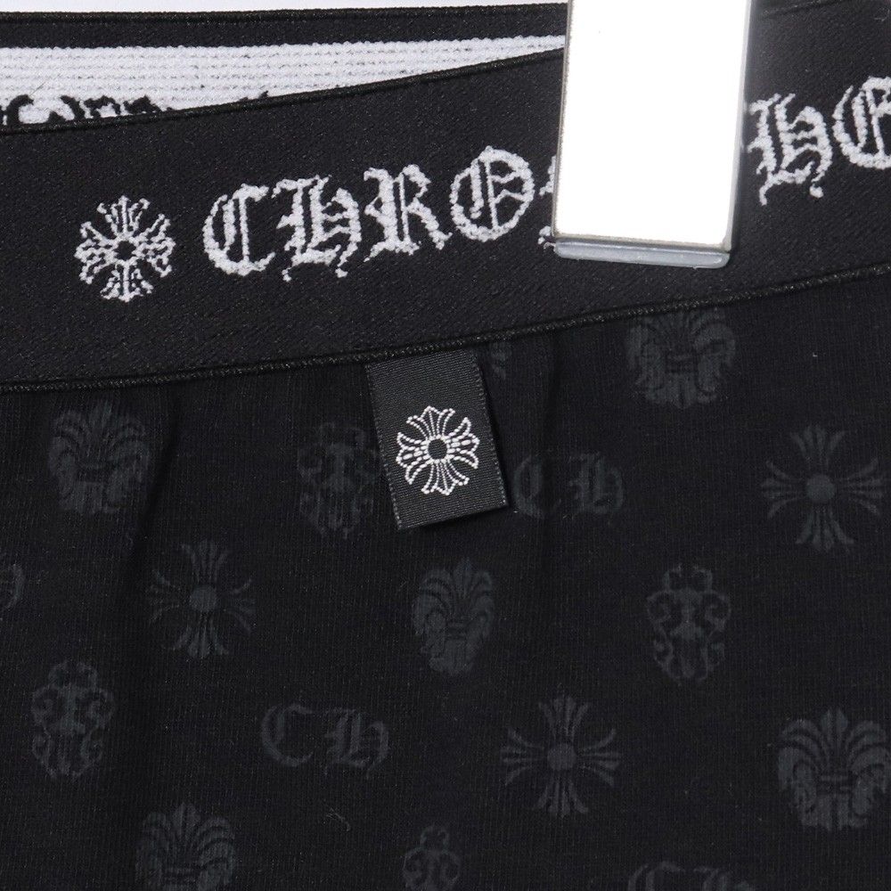 クロムハーツ　モノグラム総柄　黒 レギンス Sサイズ CHROME HEARTS モノグラム総柄レギンス Sサイズ ブラック - メルカリ