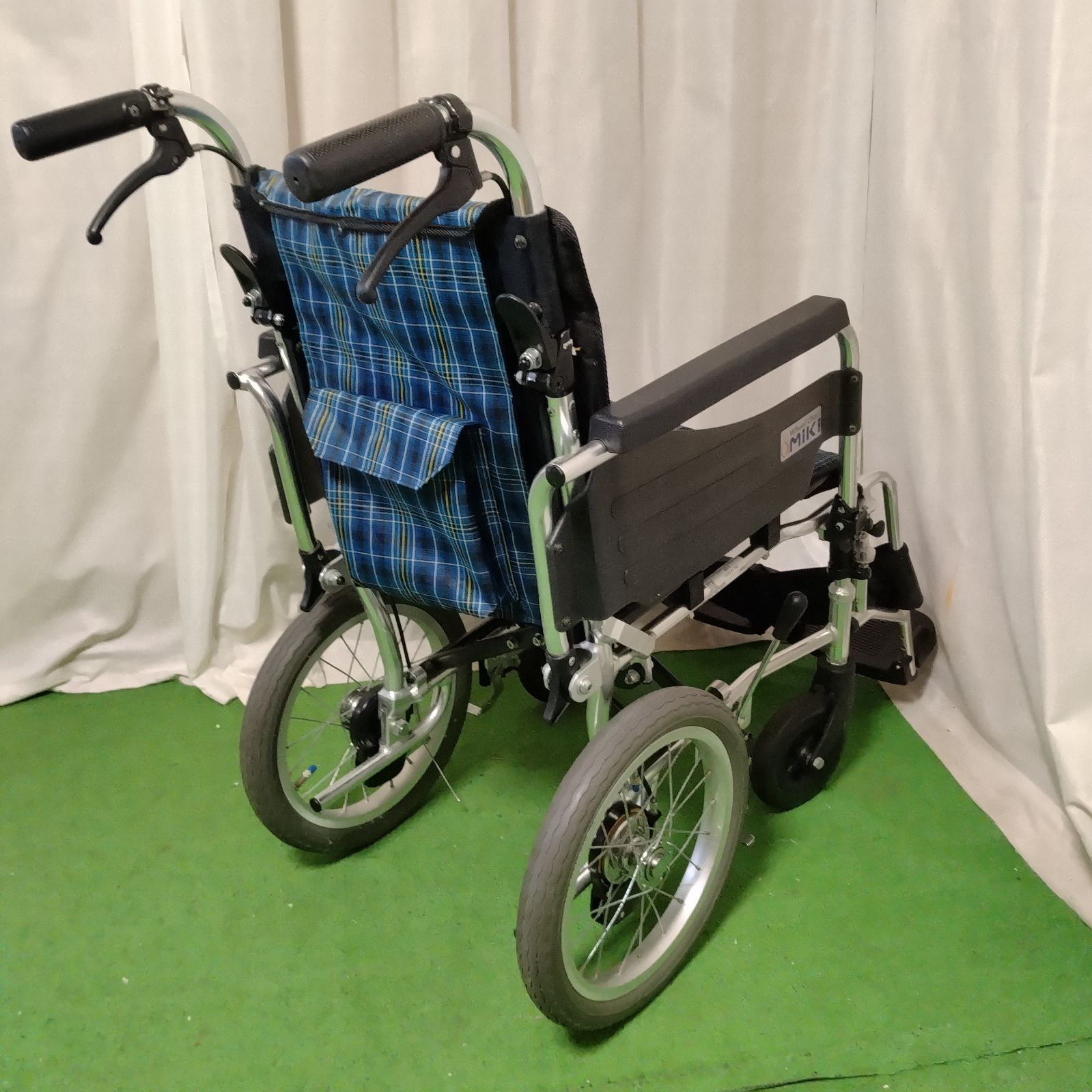 WC-12547） MiKi miki ミキ SKT-2 コンパクト 介助式/車椅子/車