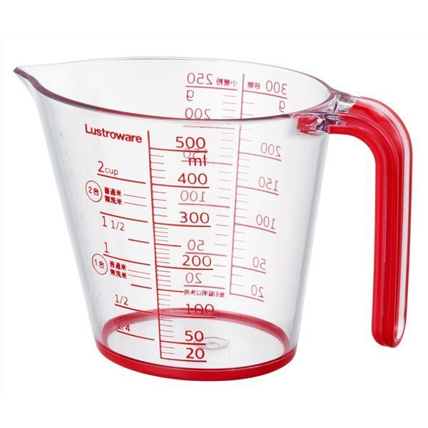 まとめ メジャーカップ|計量カップ 500ml 楕円形状 キッチン用品 ×60個セット