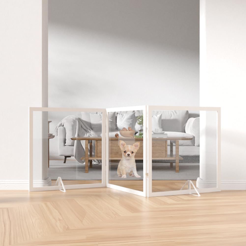 新着商品】L字 犬用フェンス コゲート 自立型ゲート アクリル板 置く
