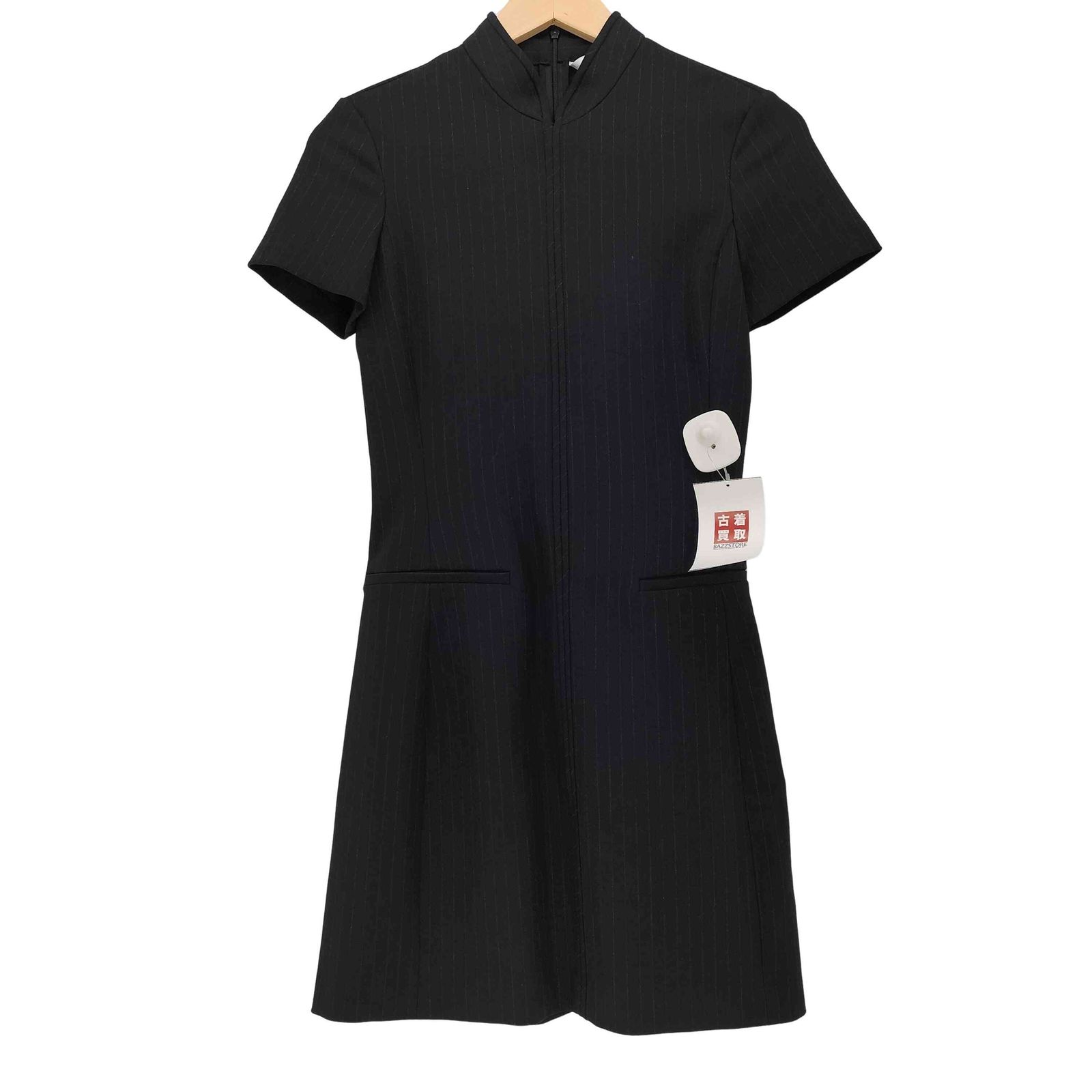 ザラ ZARA ピンストライプ ミニ ワンピース レディース import：XS  