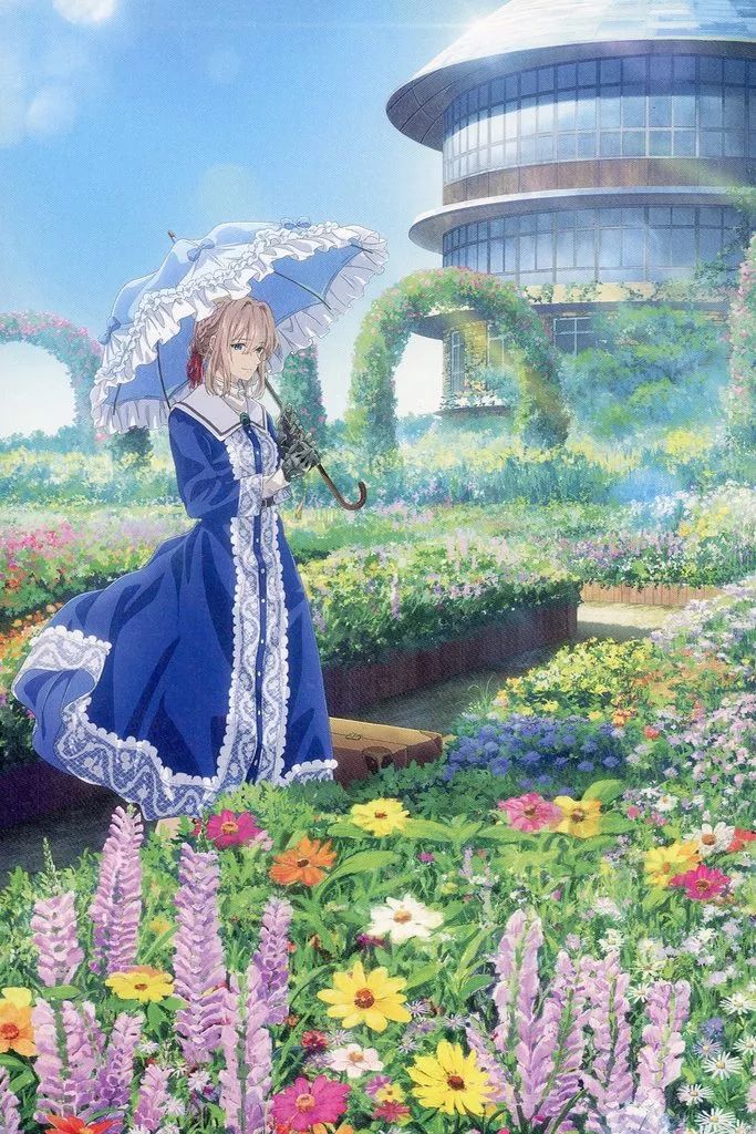 神社関連 ヴァイオレット エヴァーガーデン 御朱印帳 ヴァイオレット エヴァーガーデン×ガーデンミュージアム比叡～日傘でめぐる花園～