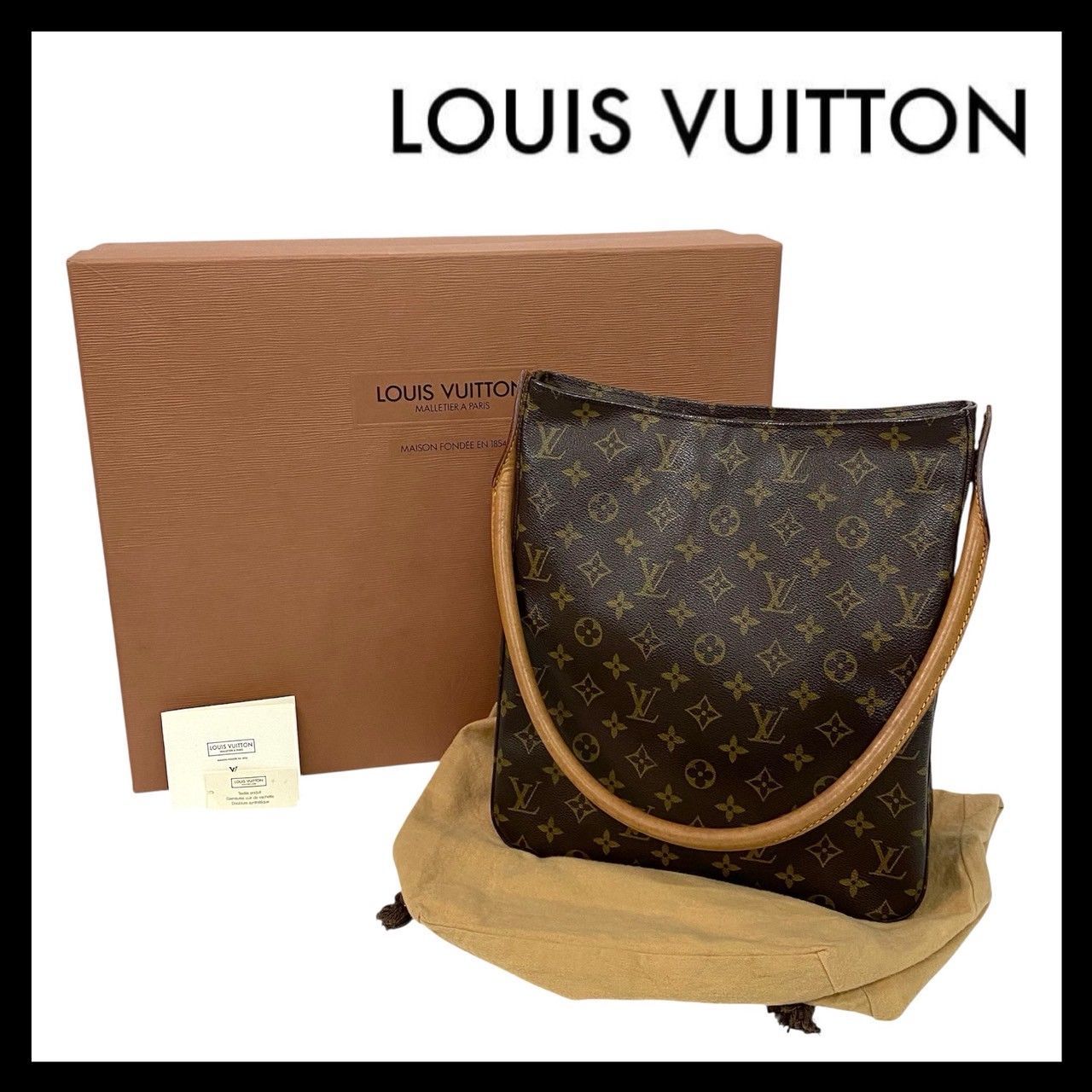 CH【LOUIS VUITTON】ルーピング GM モノグラム ワンショルダーバッグ 