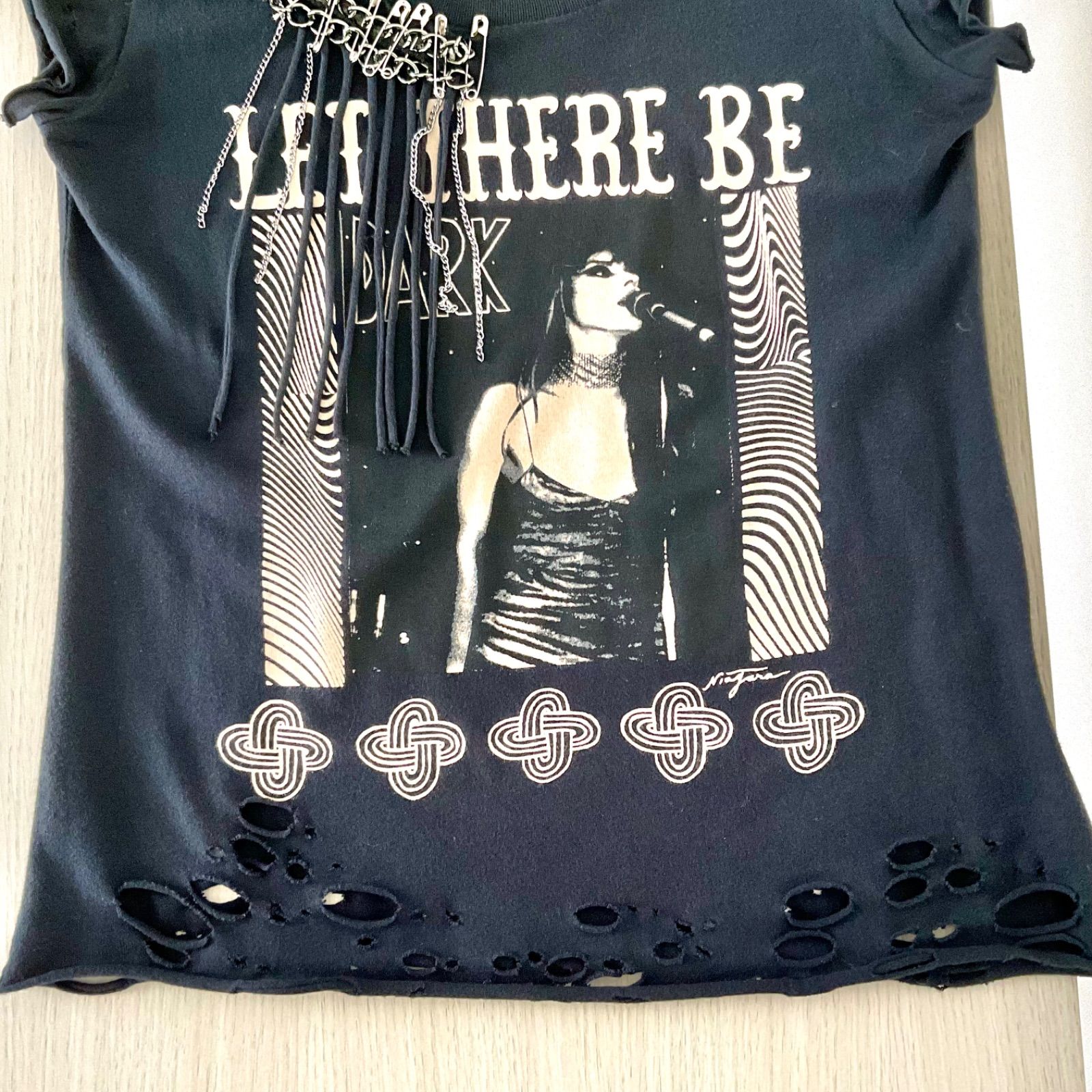 美品]HYSTERIC GLAMOUR カットソー ブラック フリーサイズ