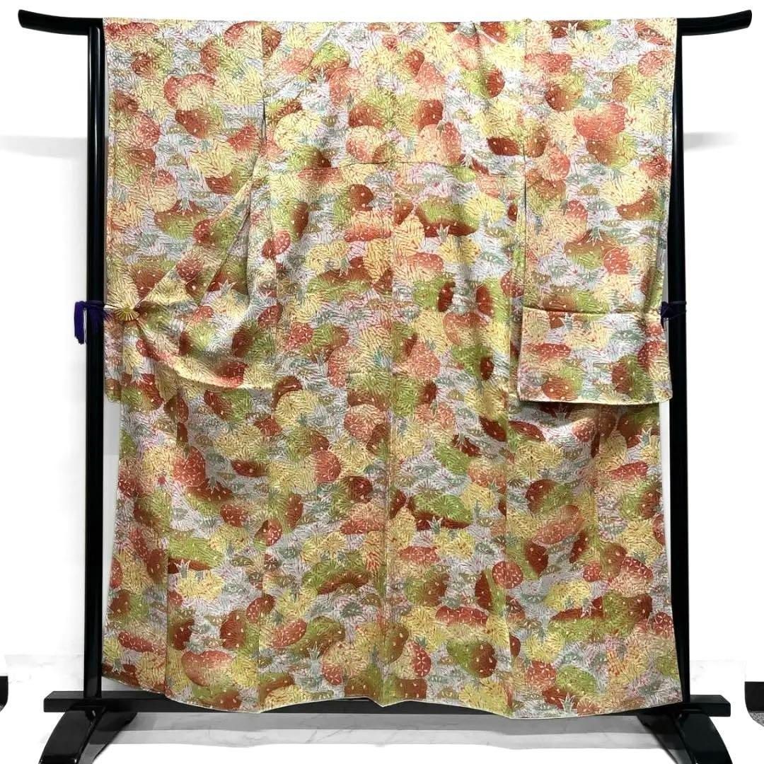 未着用　絞り　板締め　松　花菱　振袖　着物 014a p 未着用 絞り 板締め 松 花菱 振袖 着物 014a p - メルカリ
