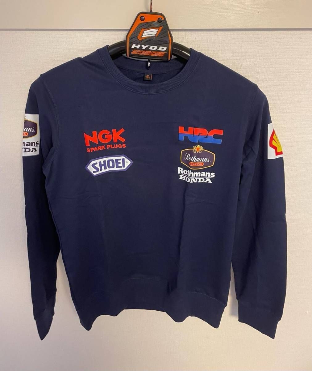 アウトレット新品 M MotoGP ロスマンズ Rothmans x NSR レーシング スウェット HRC バイクウエア アウトドア グッズ