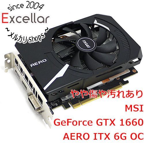 グラフィックボード・グラボ・ビデオカード nvidia GTX 1660ti MSI AERO ITX 6GB OC Amazon | MSI GeForce GTX 1660 Ti AERO ITX 6G OC グラフィック