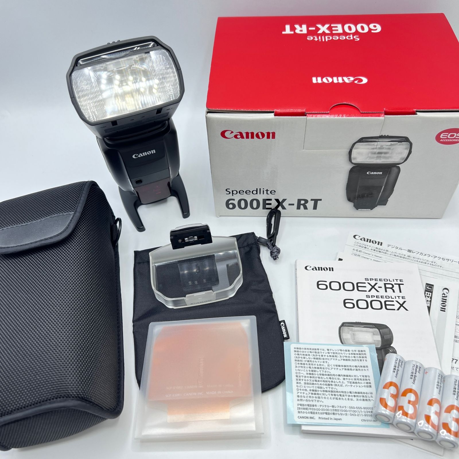 Canon スピードライト 600EX-RT フラッシュ ストロボ キヤノン