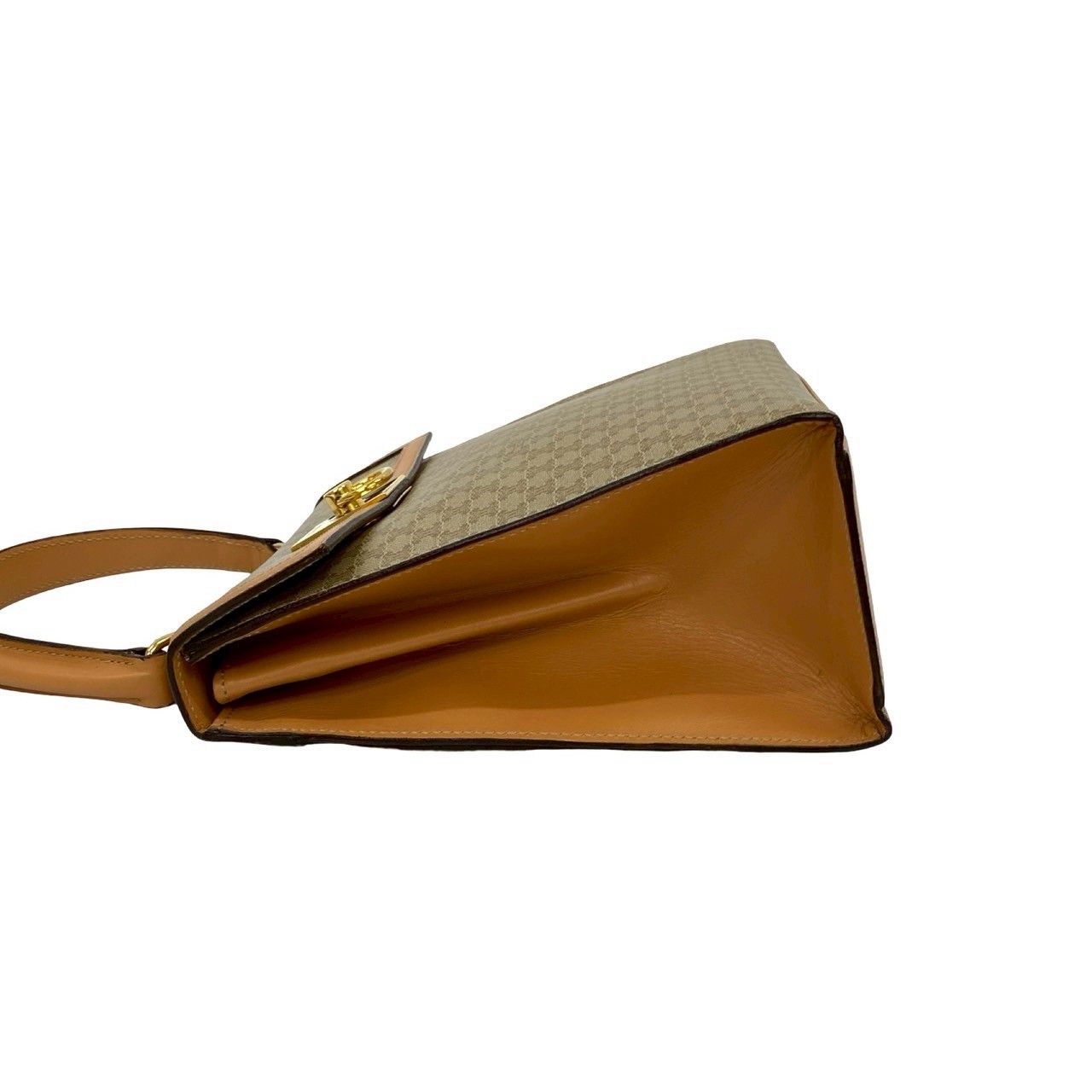 ほぼ未使用 CELINE セリーヌ マカダム ブラゾン 柄 リング 金具