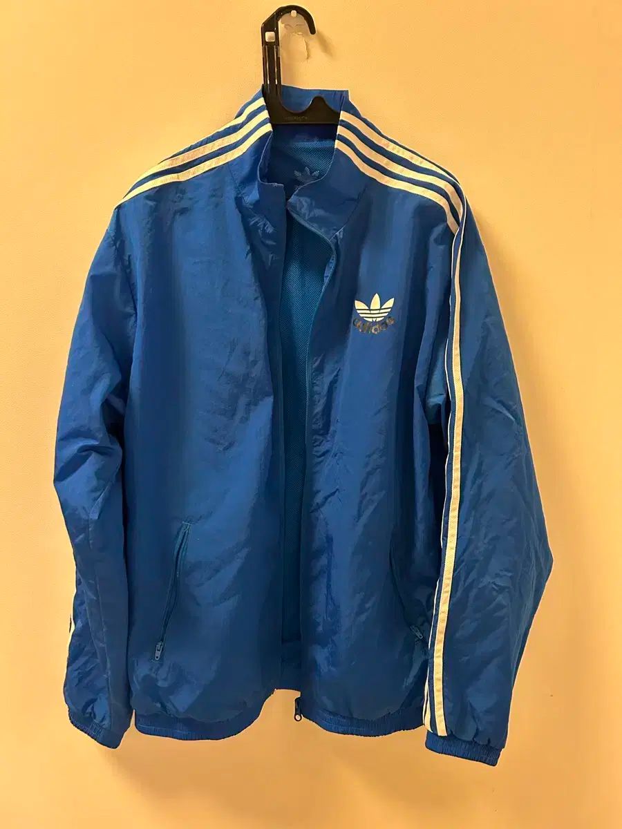 adidas アディダス ウィンドブレーカー トラックトップス 青 1 会議用