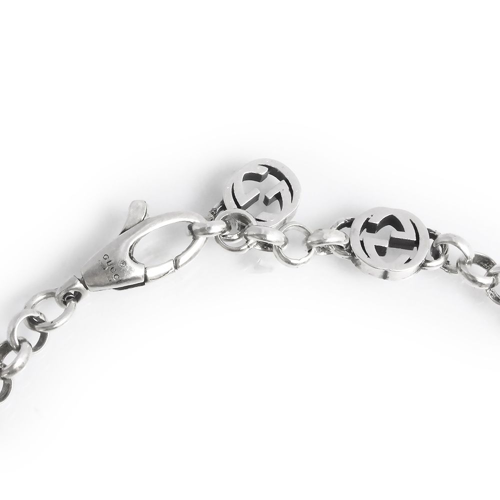 グッチ インターロッキングG チェーン ブレスレット SV925 シルバー