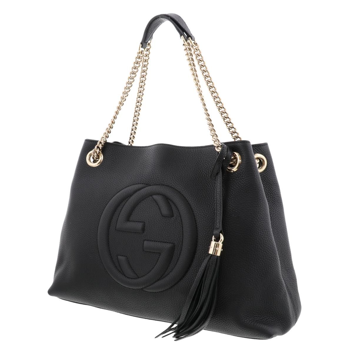 中古】 GUCCI （グッチ） ｿｰﾎｰ ﾁｪｰﾝｼｮﾙﾀﾞｰﾊﾞｯｸﾞ バッグ