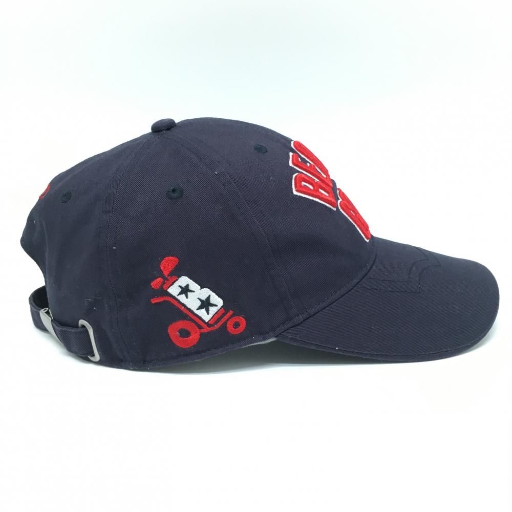 でぃえご BEAMS GOLF サイドロゴ　ネイビー×レッド BEAMS GOLF（ビームス ゴルフ）〈WOMEN〉 サイドロゴ クール