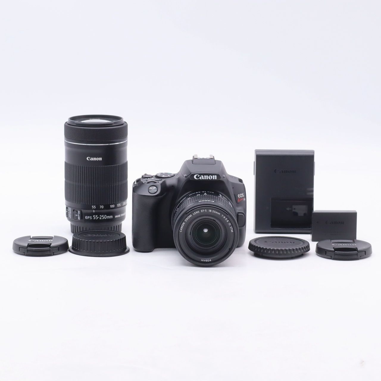 美品】☆キャノン☆ダブルズームキット レンズのみ EF-S 18-55mm